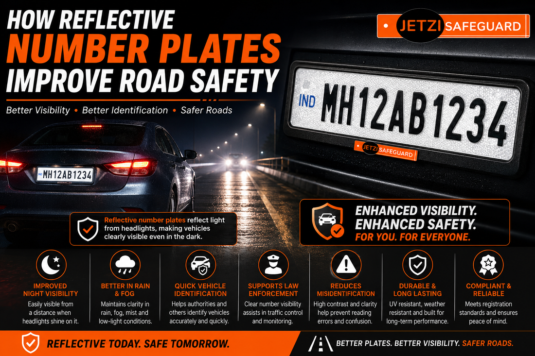 How Reflective Number Plates Improve Road Safety?