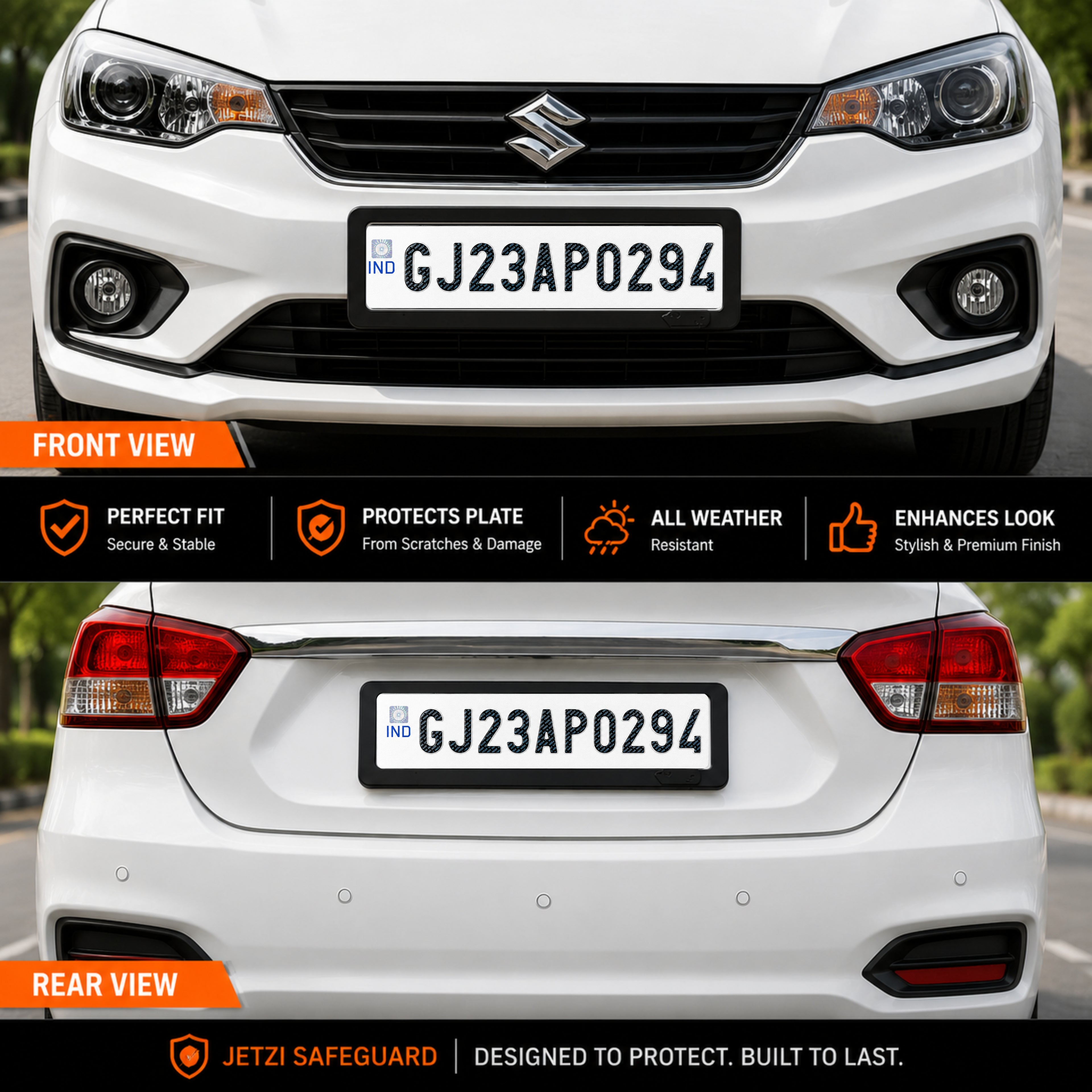 Car Number Plate Frame