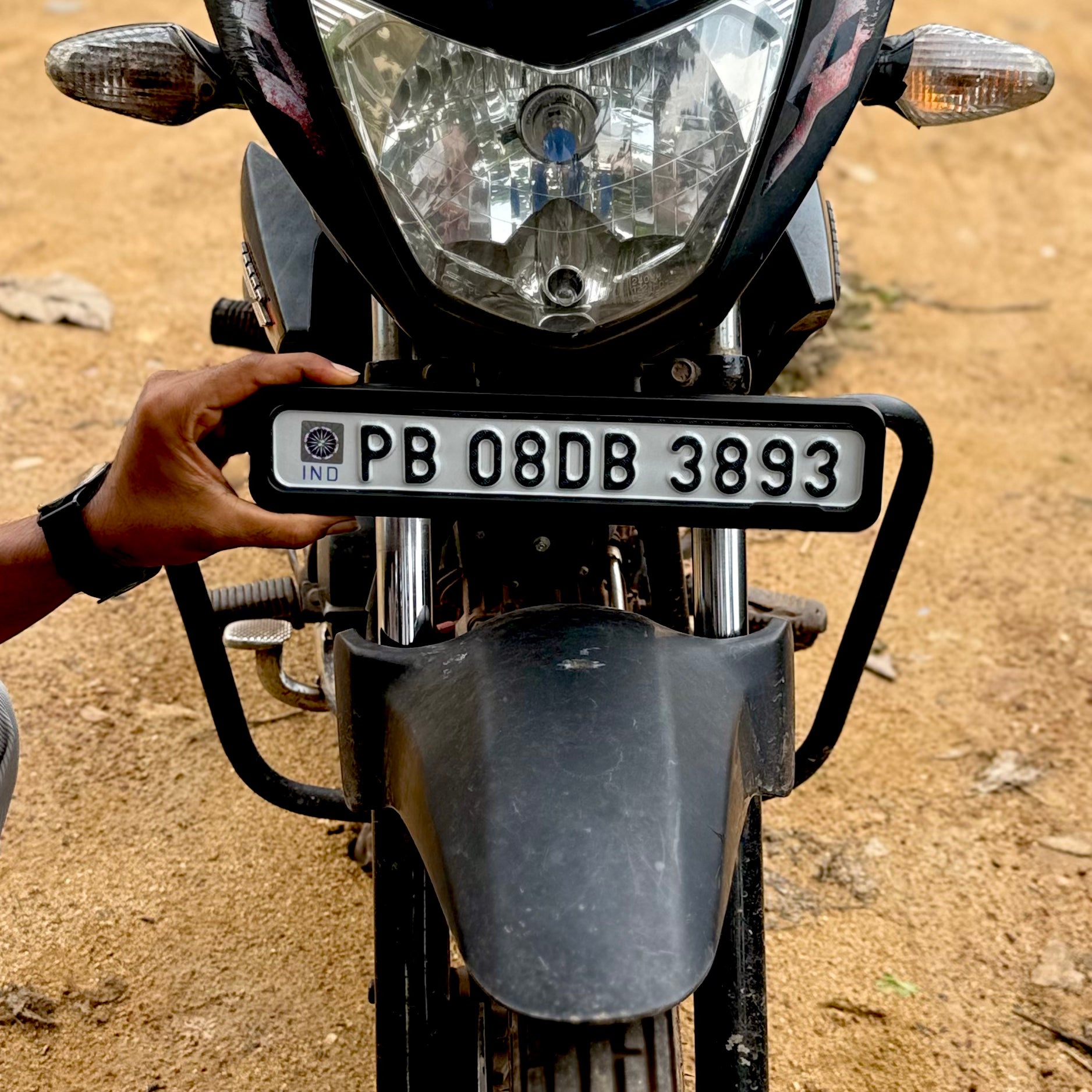 Bike Number Plate