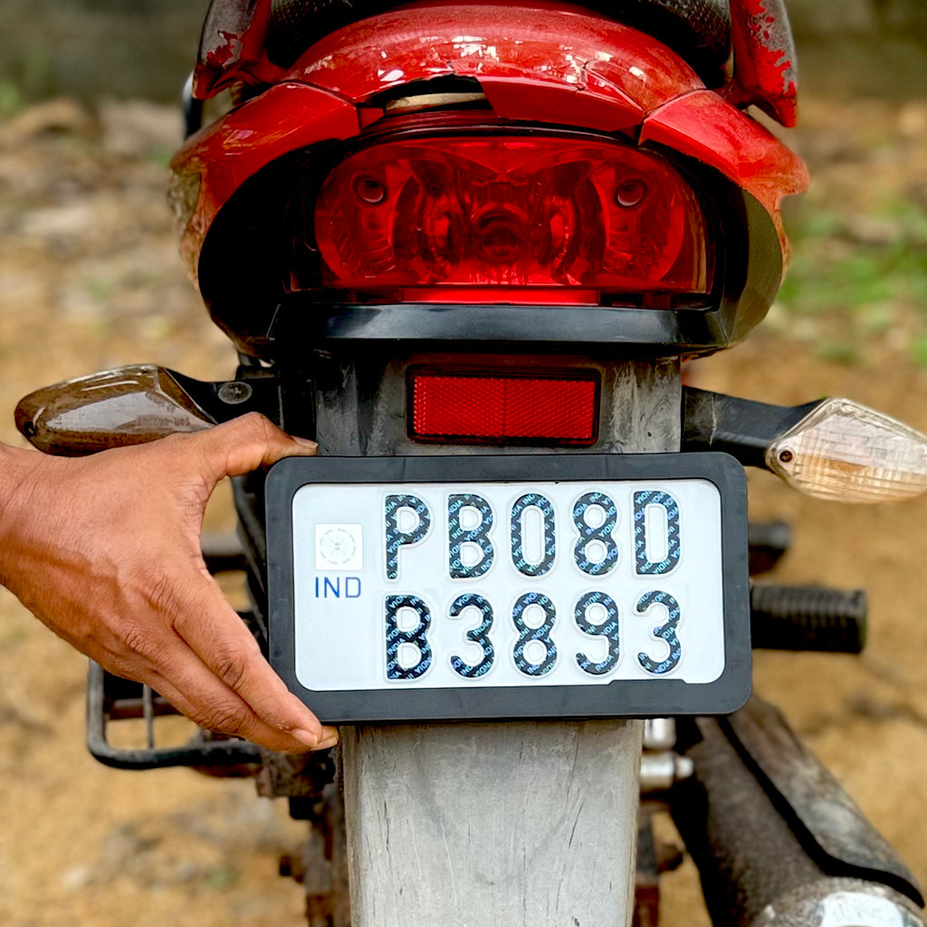 Bike Number Plate
