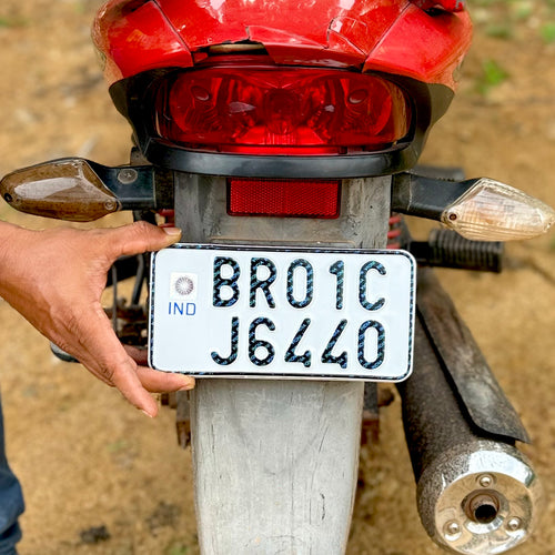 Bike Number Plate